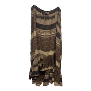 Ralph Lauren Denim & Supply Cotton Linen Maxi Skirt XS Boho